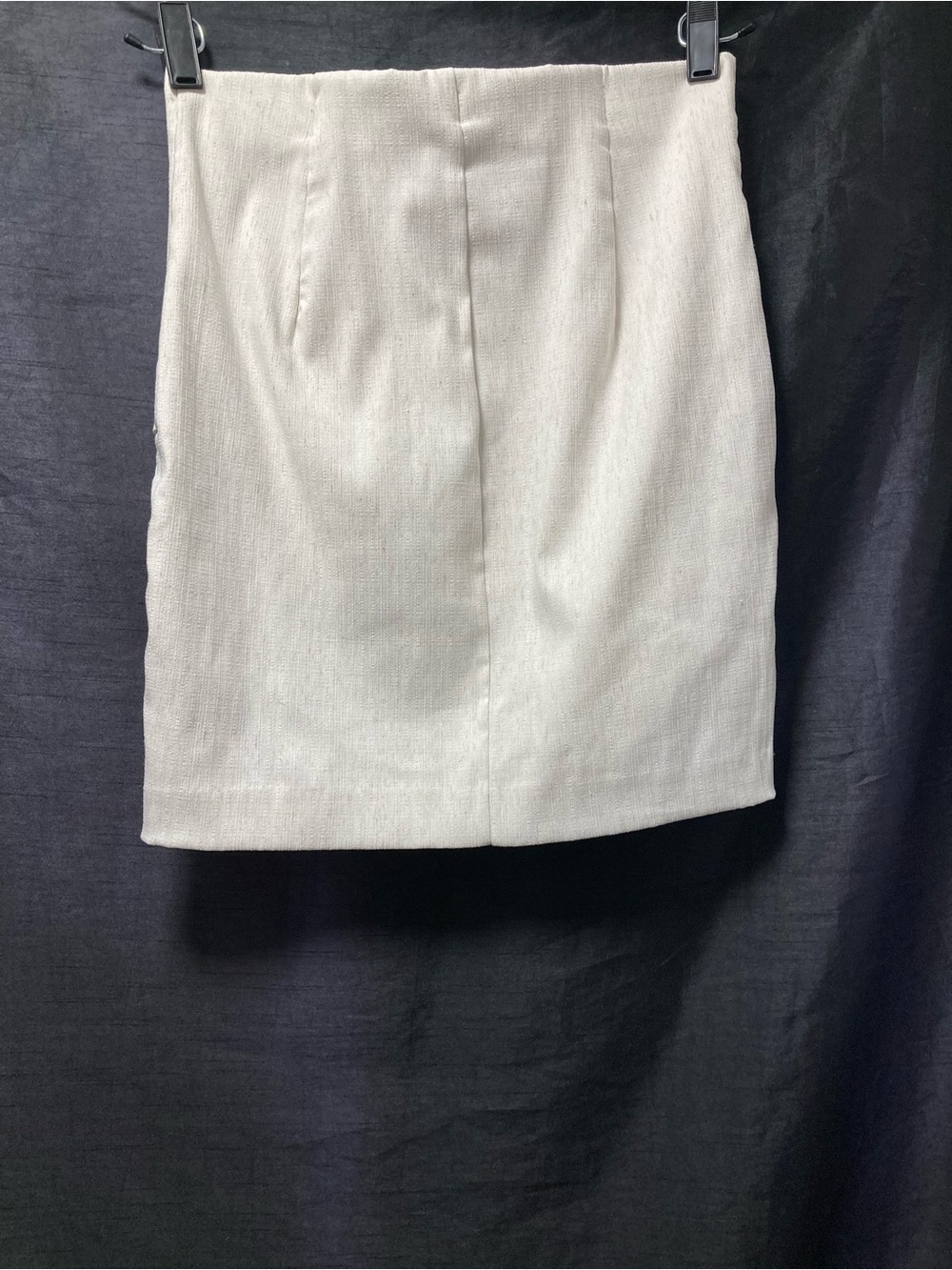Dynamite Cream Asymmetrical Wrap Mini Skirt Size S - Picture 3 of 3